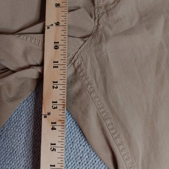Gap Corduroy Pants Men L 36X32 Tan Loose Wide Straight Leg Button Fly Drawstring - Picture 13 of 16